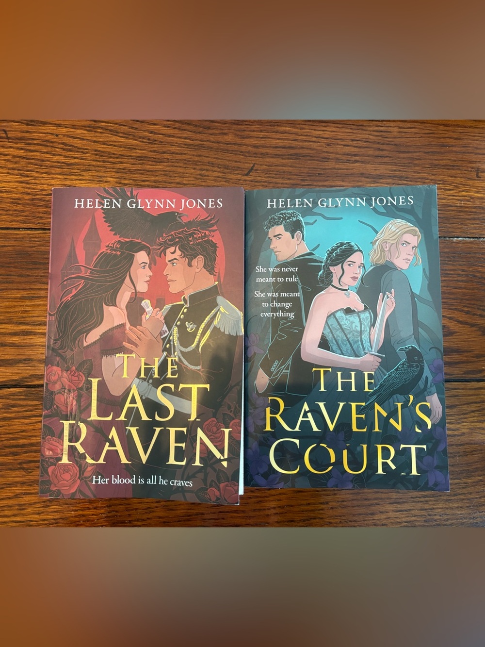 The Last Raven and The Raven's Court by Helen Glynn Jones.